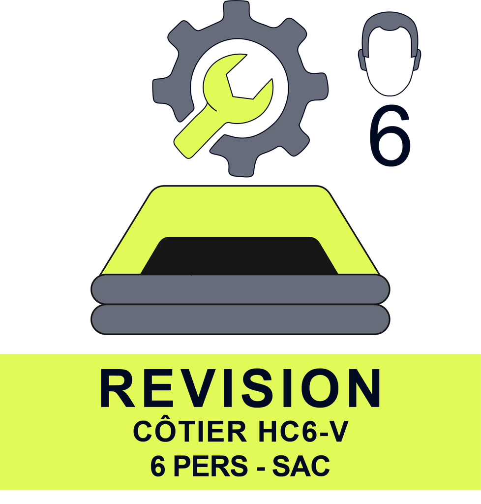 Revision balsa salvavidas tipo HC6