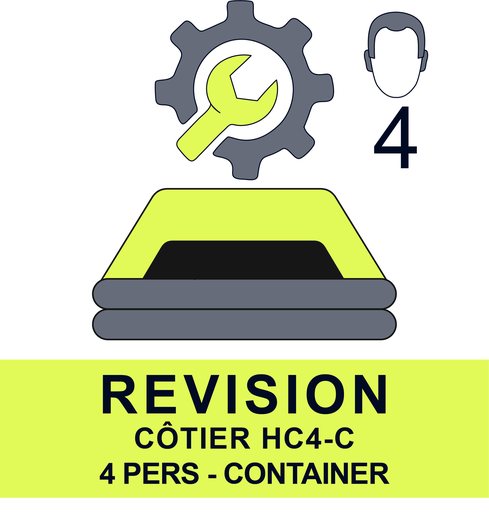 [420141] Revision balsa salvavidas tipo HC4 contenedor
