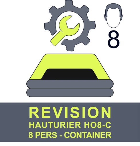 [410341] Revision balsa salvavidas tipo HO8 contenedor